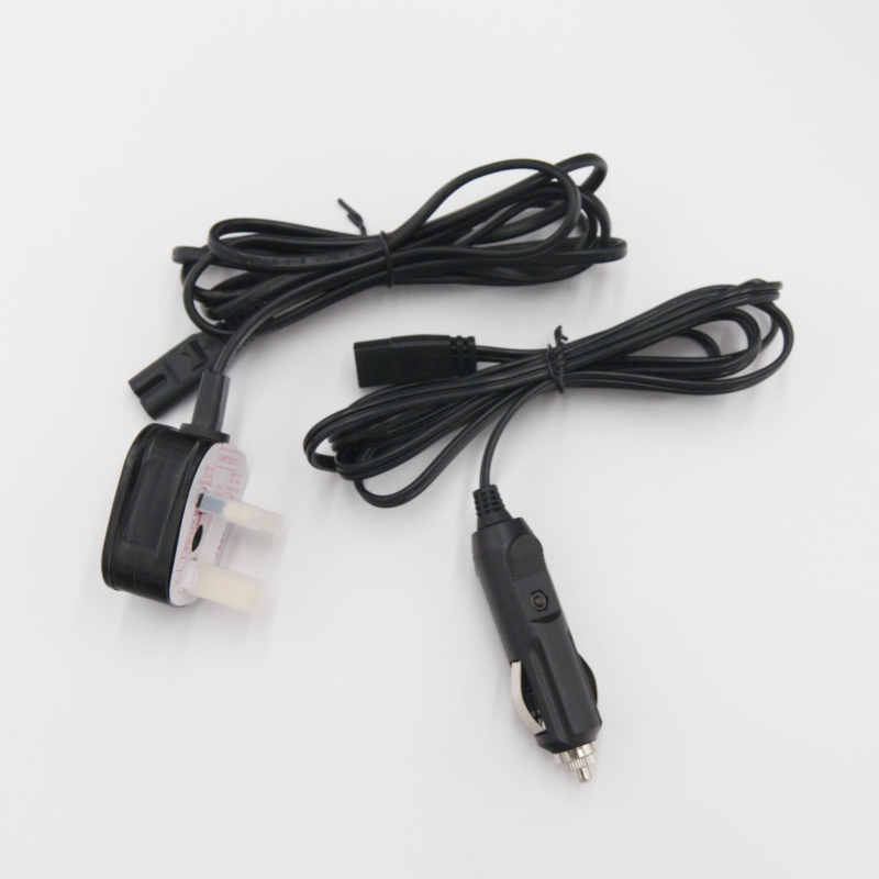 Both AC & DC cables included
